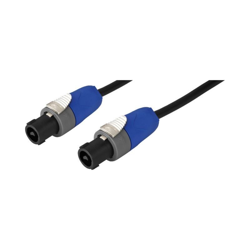 Monacor MSC-105/SW Kabel głośnikowy, 5m, 2-pinowe wtyki NEUTRIK SPEAKON